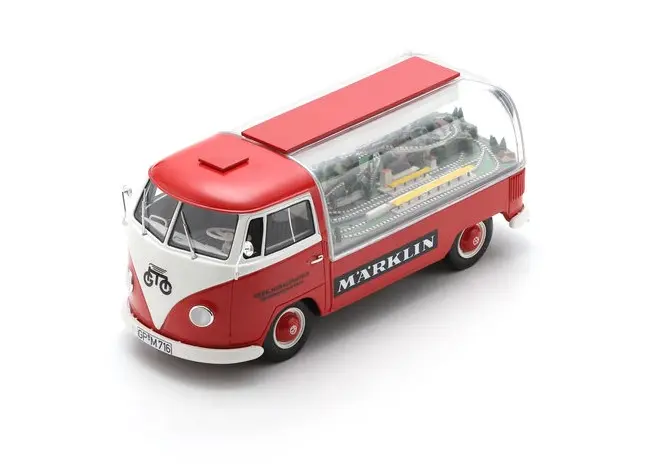 Schuco : Volkswagen T1 Advertisment Car MÄRKLIN [1/18]