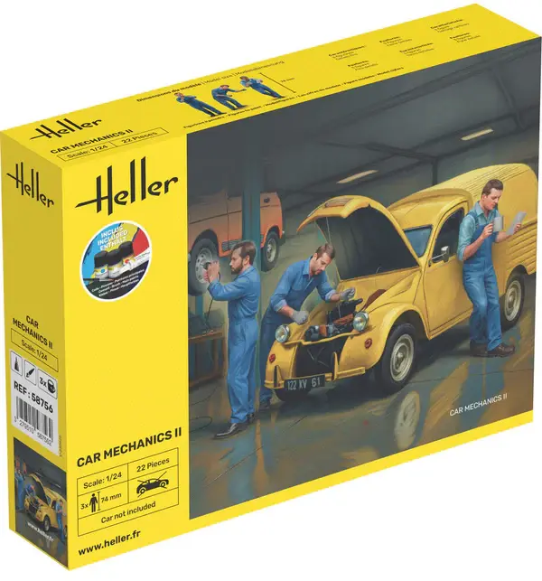 [HEL 58756] Heller : STARTER KIT Mécanique automobile II 1/24 