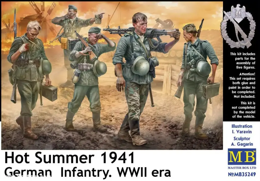 MasterBox : Hot Summer 1941 │ German Infantry WW 2 era 