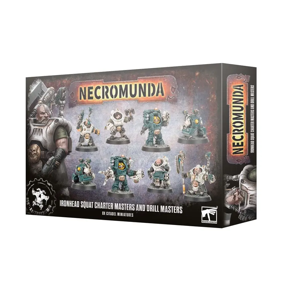 [GAW 301-62] Necromunda : Ironhead Squat Charter Masters and Drill Masters │ Warhammer 40.000