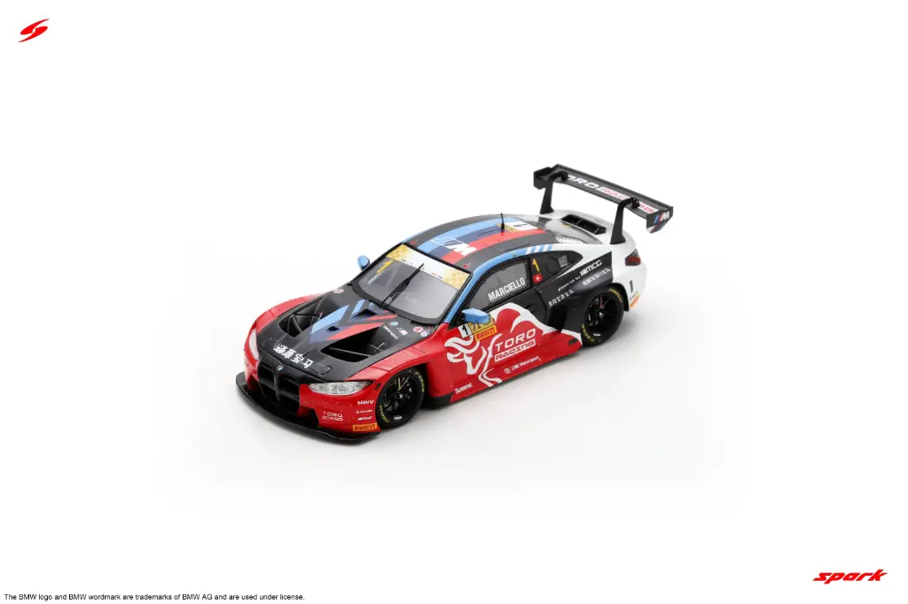 Spark : BMW M4 GT3 │ No.1 TORO Racing powered by MCG FIA GT World Cup Macau 2024 Raffaele Marciello [1/43]