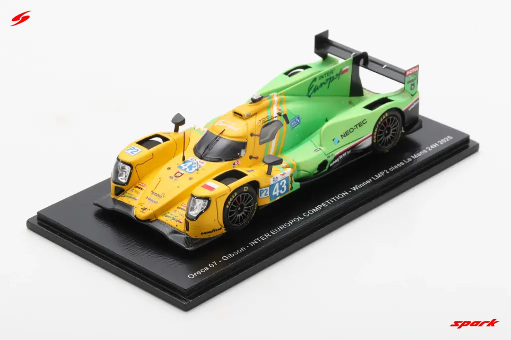 Spark : Oreca 07 - Gibson │ No.43 INTER EUROPOL COMPETITION Winner LMP2 class Le Mans 24H 2025 J. Smiechowski - T. Dillmann - N. Yelloly [1/43]