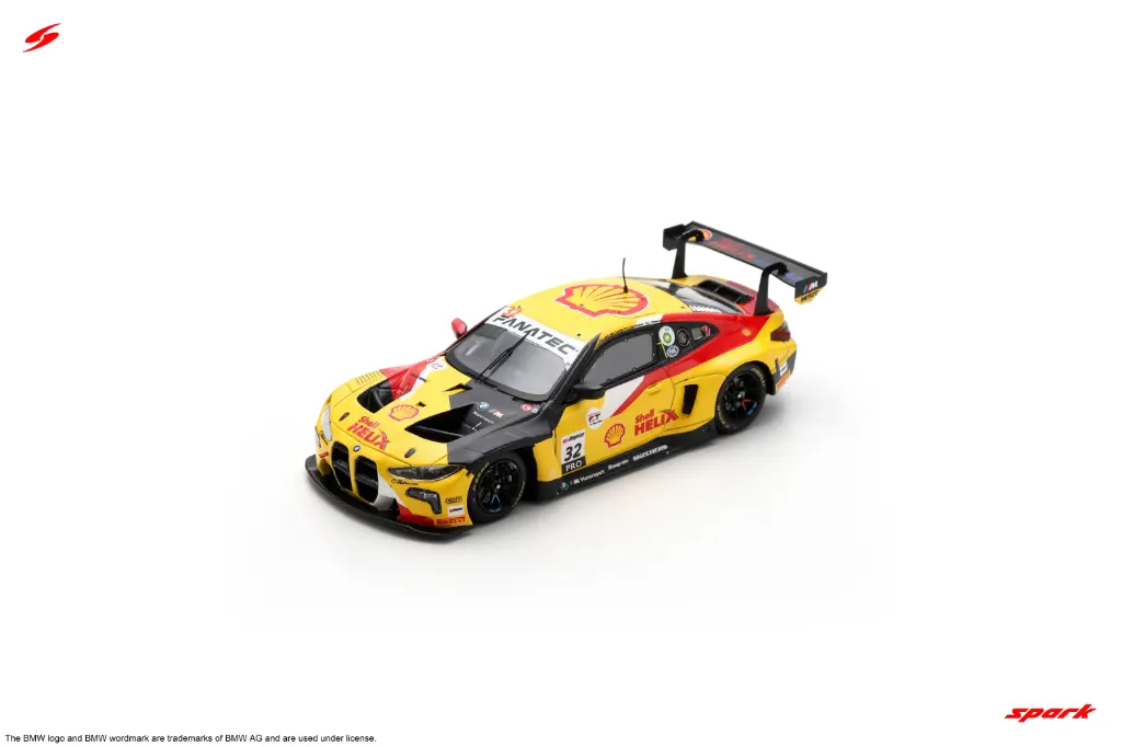 Spark : BMW M4 GT3 No.32 Team WRT Pole Position Bathurst 12H 2024 C. Weerts - D. Vanthoor - S. van der Linde [1/43]