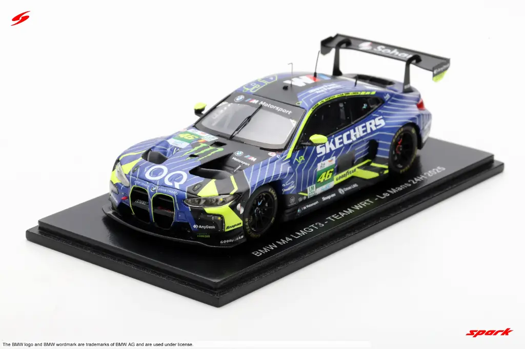 Spark : BMW M4 LMGT3 │ No.46 TEAM WRT Le Mans 24H 2025 A. Al Harthy - V. Rossi - K. Van Der Linde [1/43]