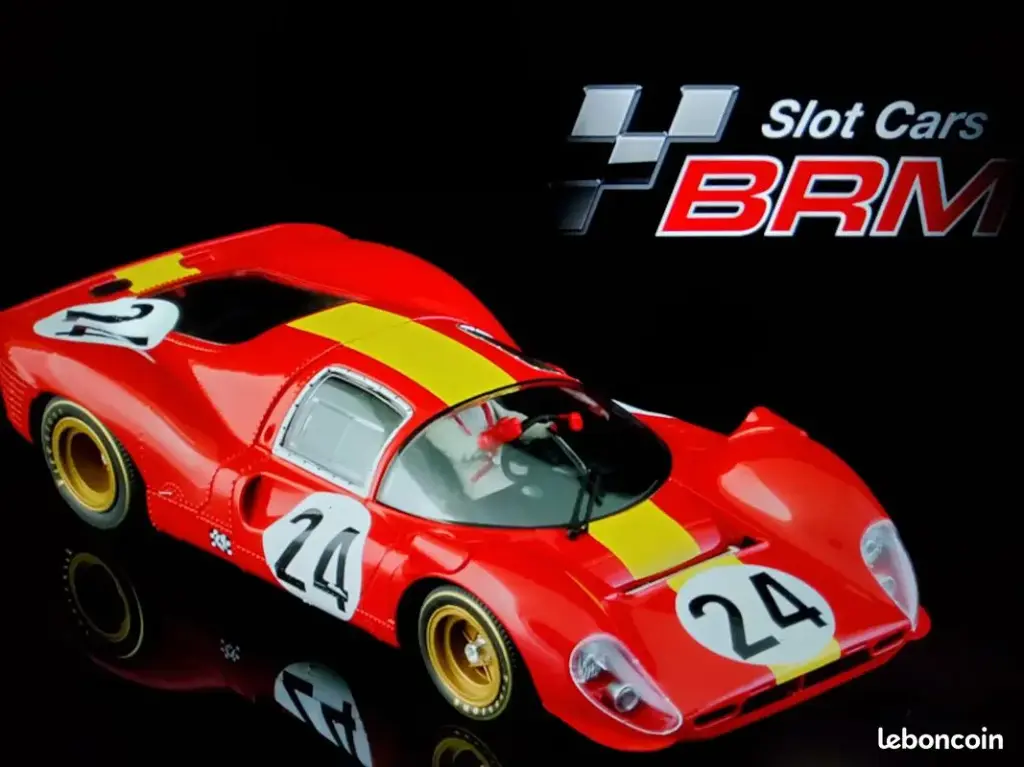 BRM : Ferrari 330P4 n°24 Equipe Nationale Belge Le Mans 1967 Mairesse-Beurlys-Blaton [1/18]