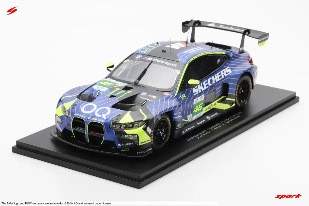 [SPK 18S1079] Spark : BMW M4 LMGT3 │ No.46 TEAM WRT Le Mans 24H 2025 A. Al Harthy - V. Rossi - K. Van Der Linde [1/18]