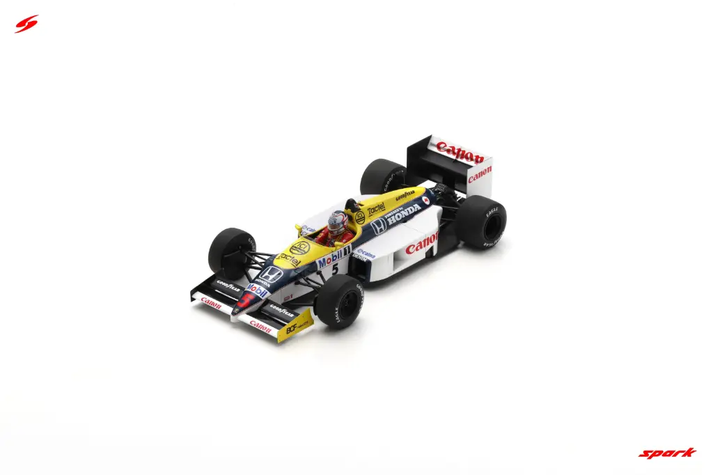 Spark : Williams FW11 │ No.5 Winner British GP 1986 Nigel Mansell [1/18]