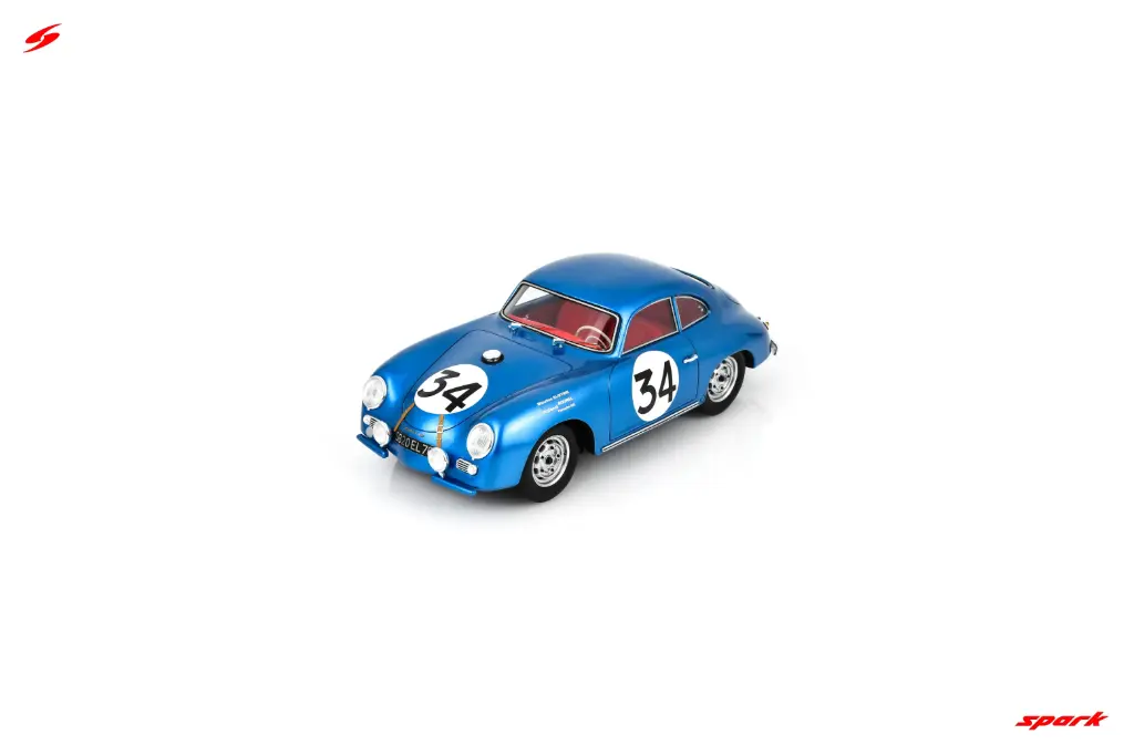 Spark : Porsche 356 A │ No.34 13th Le Mans 24H 1956 R. Bourel - M. Stoline [1/18]