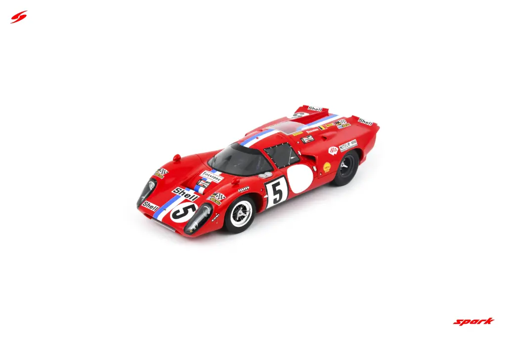 Spark : Lola T70 MK3B │ No.5 24H Le Mans 1971 T. Pilette - G. Gosselin [1/18]