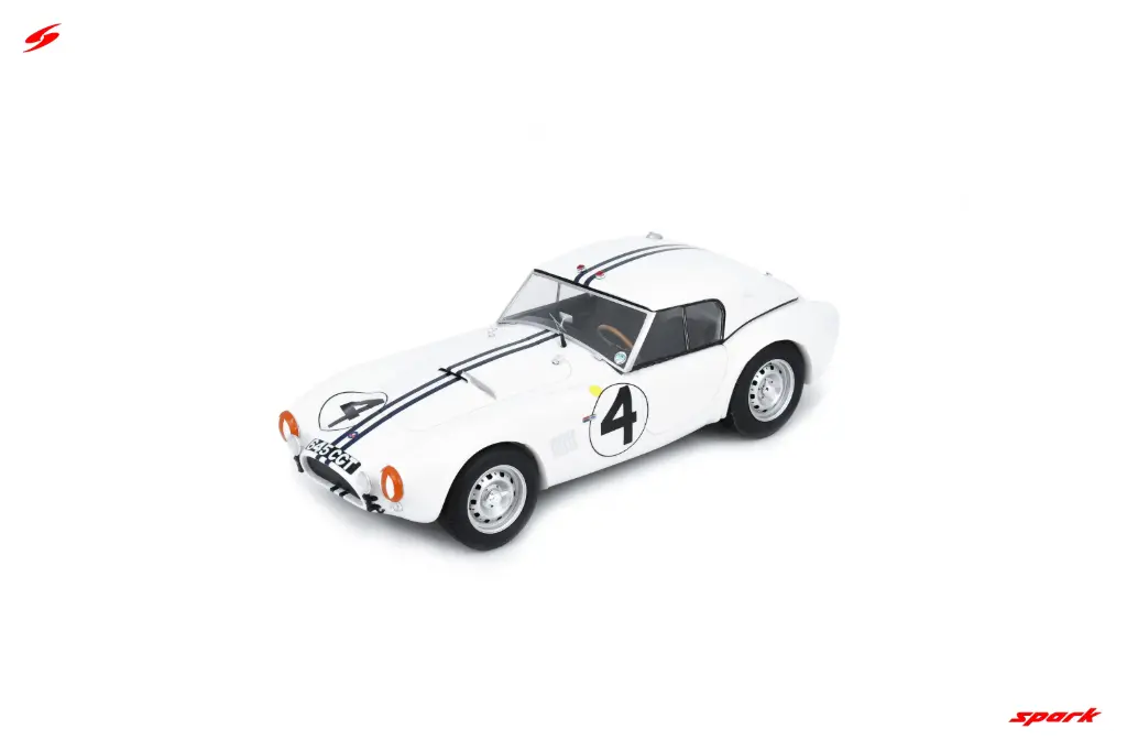 Spark : AC COBRA 289 HARD-TOP │ No.4 Le Mans 24H 1963 E. Hugus - P. Jopp [1/18]