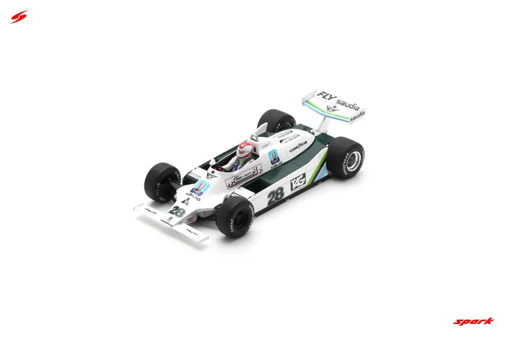 Spark : Williams FW07 │ No.28 Winner British GP 1979 Clay Regazzoni [1/18]