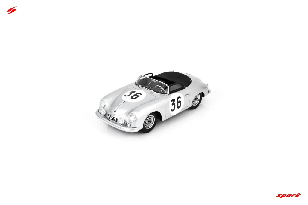 [SPK 18S677] Spark : Porsche 356 A Speedster │ No.36 Le Mans 24H 1957 R. Bourel - M. Slotine [1/18]