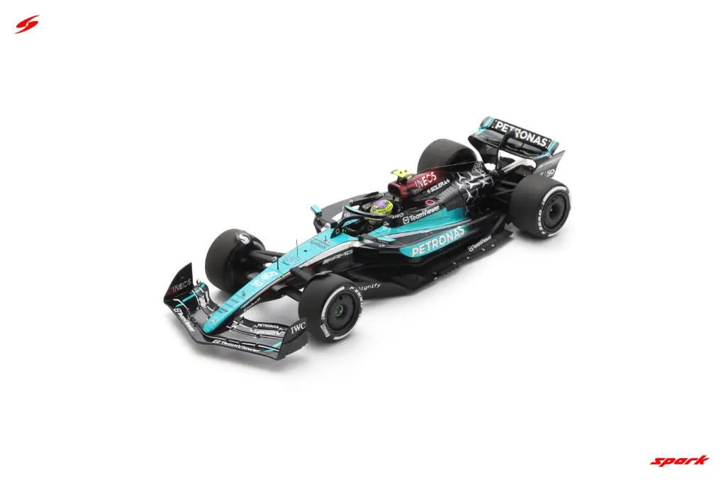 Spark : Mercedes-AMG PETRONAS Formula One Team │ No.44 F1 W15 E Performance 6th Singapore GP 2024 Lewis Hamilton [1/18]