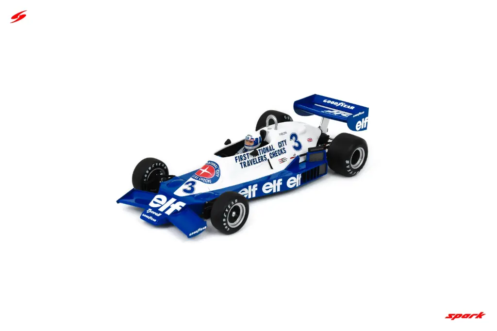 [SPK 18S721] Spark : Tyrrell 008 │ No.3 5th Monaco GP 1978 Didier Pironi [1/18]