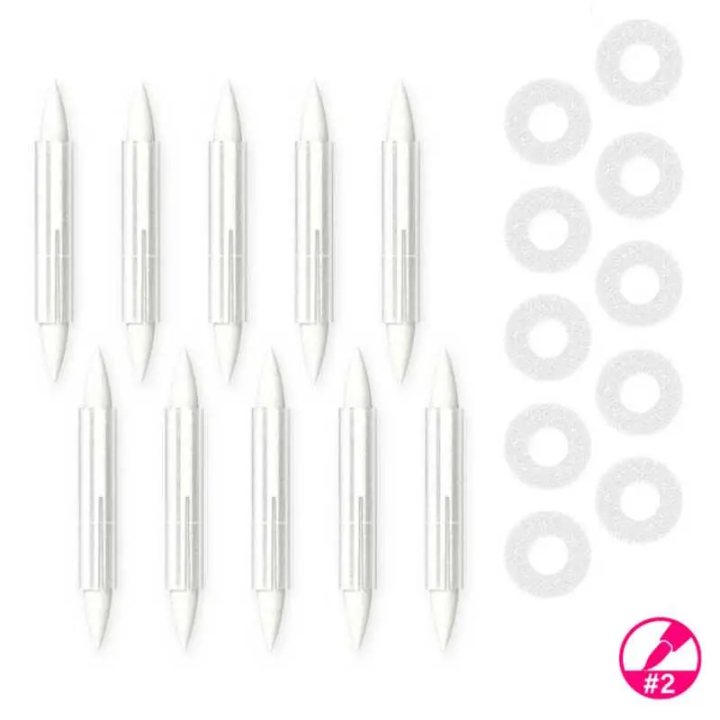 [GSW 6561] Green Stuff : Tête de rechange pour Feutre rechargeable "Taille 2" (10pcs)