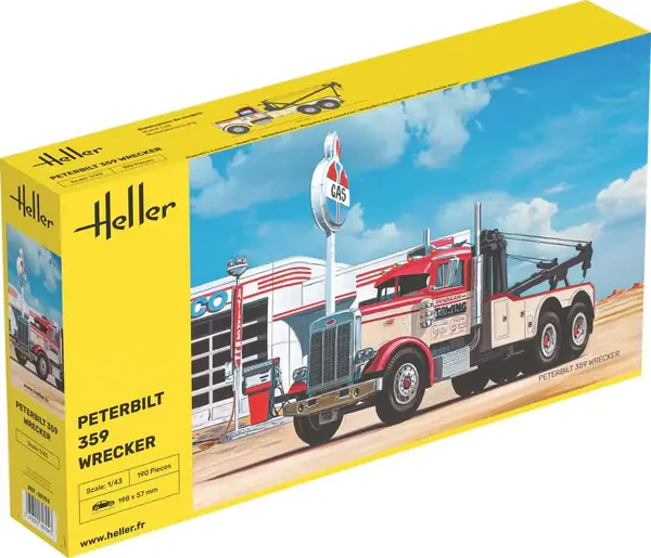 Heller : Peterbilt 359 Wrecker 1/43  [1/43]