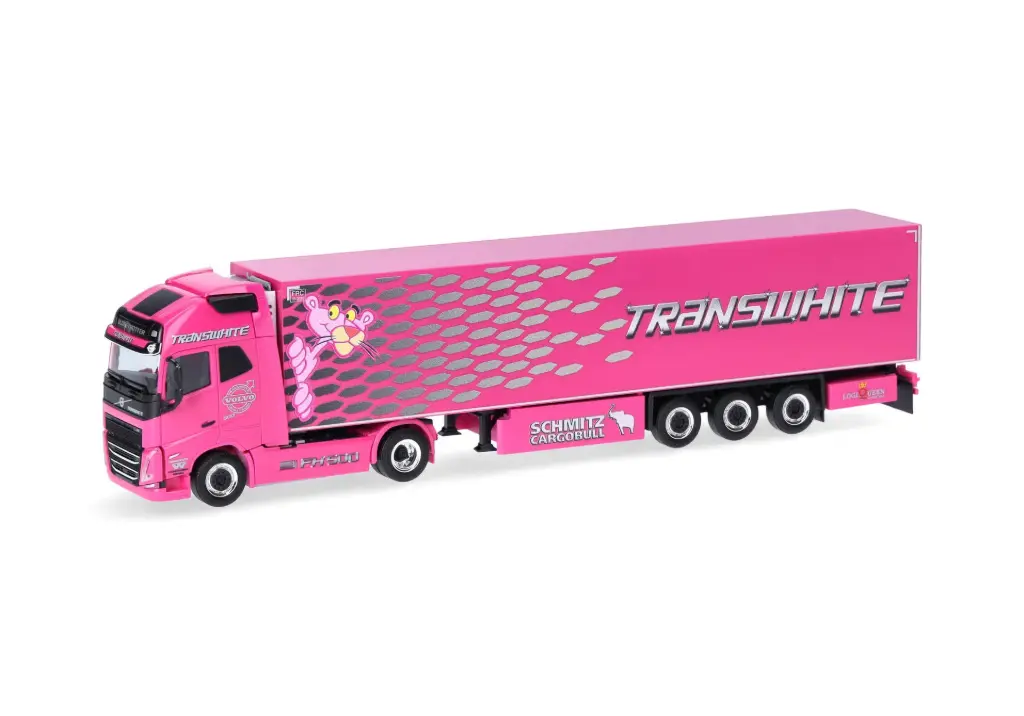 [HER 319836] Herpa : Volvo FH GL XL 2020 camion remorque frigorifique "Transwhite" (Portugal)