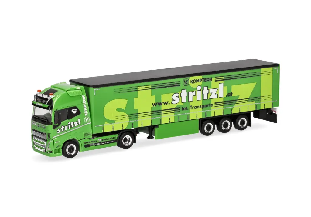 [HER 320108] Herpa : Volvo FH16 GL XL 2020 remorque à rideaux "Stritzl" (Autriche)
