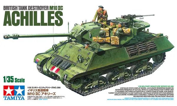 Tamiya : British Tank Destroyer M10 IIC Achilles 