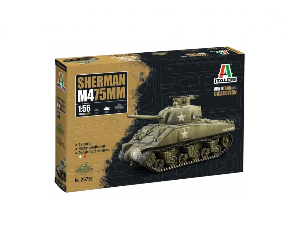 [ITA 25751] Italeri : Sherman M4 75mm 