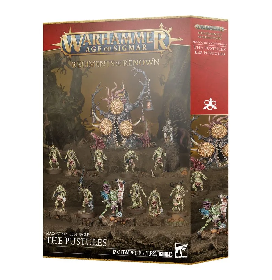 [GAW 83-106] Maggotkin of Nurgle : Regiments of Renown "The Pustules" │ Warhammer Age of Sigmar