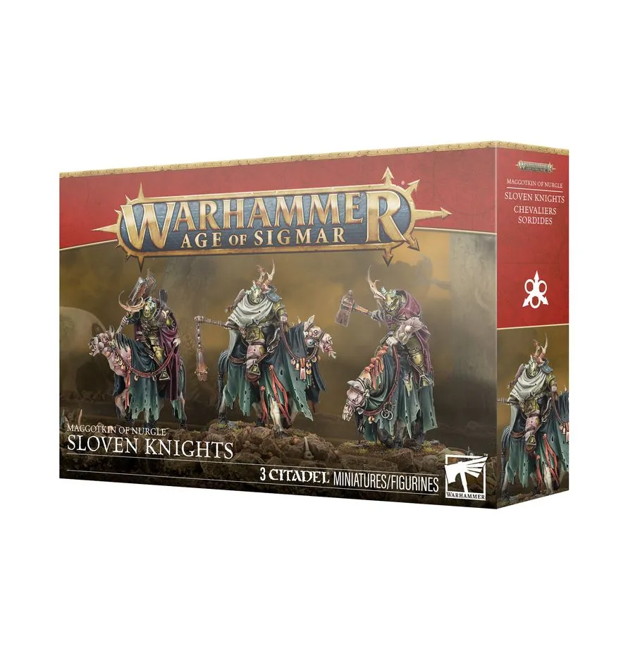 [GAW 83-114] Maggotkin of Nurgle : Sloven Knights │ Warhammer Age of Sigmar