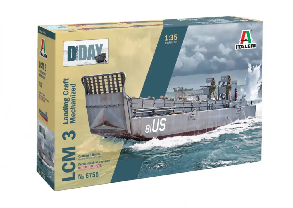 [ITA 6755] Italeri : LCM 3 Landing Craft Mechanized