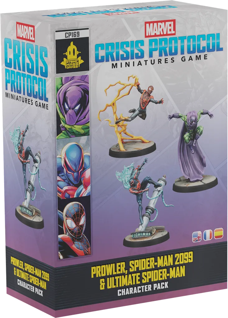 [AMG CP169ML] Marvel Crisis Protocol : Prowler, Spider-Man 2099 & Ultimate Spider-Man [Multi-Langue] │ Character Pack
