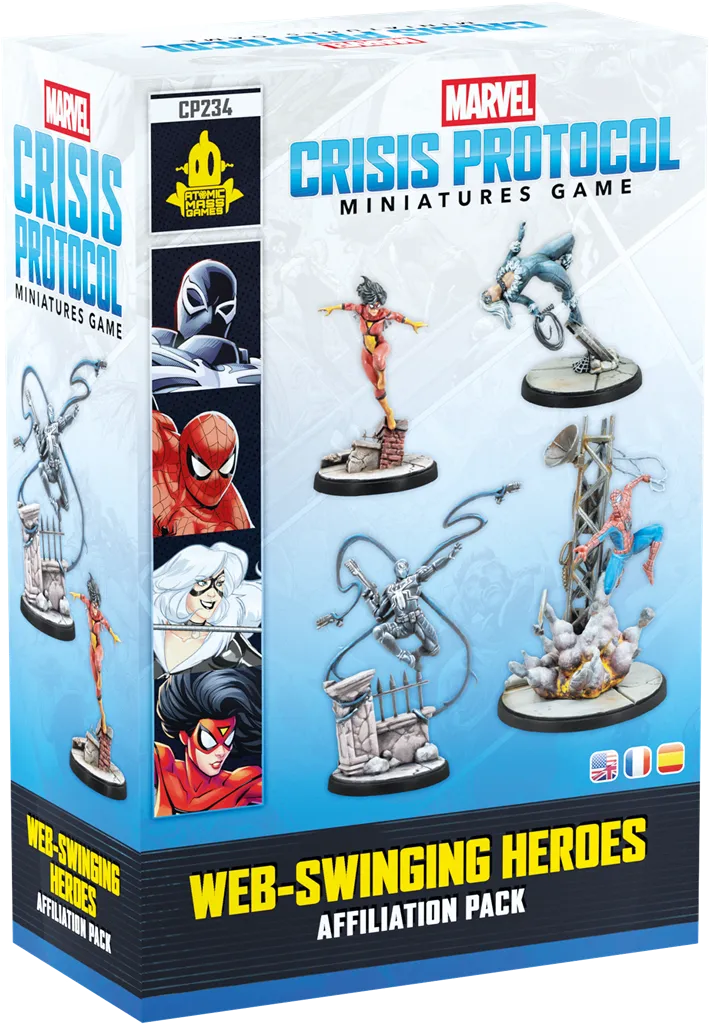 [AMG CP234ML] Marvel Crisis Protocol : Pack d'Affiliation Web-Swingin' Heroes (Multi-Langue)