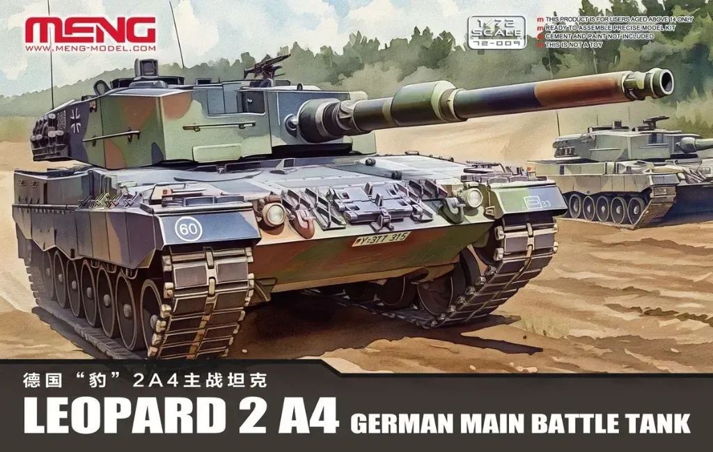 [MNG 72-009] Meng: German Main Battle Tank Leopard 2 A4