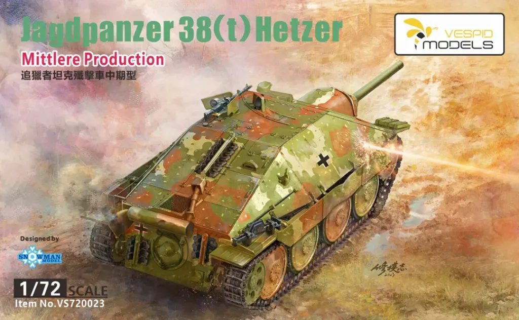 [VMOD VS720023] Vespid Models : Jagdpanzer 38(t) Hetzer