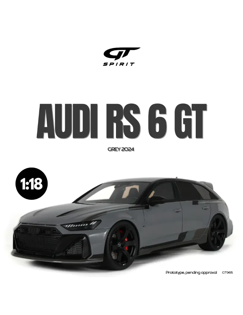 Gt Spirit : Audi RS6 GT │ 2024 - Grey [1/18]