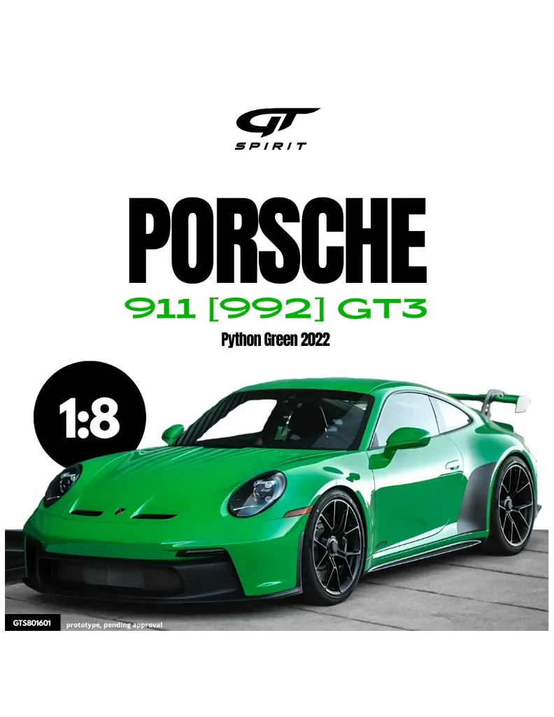 GT Spirit : Porsche 911 (992) GT3 │ 2002 - Green
