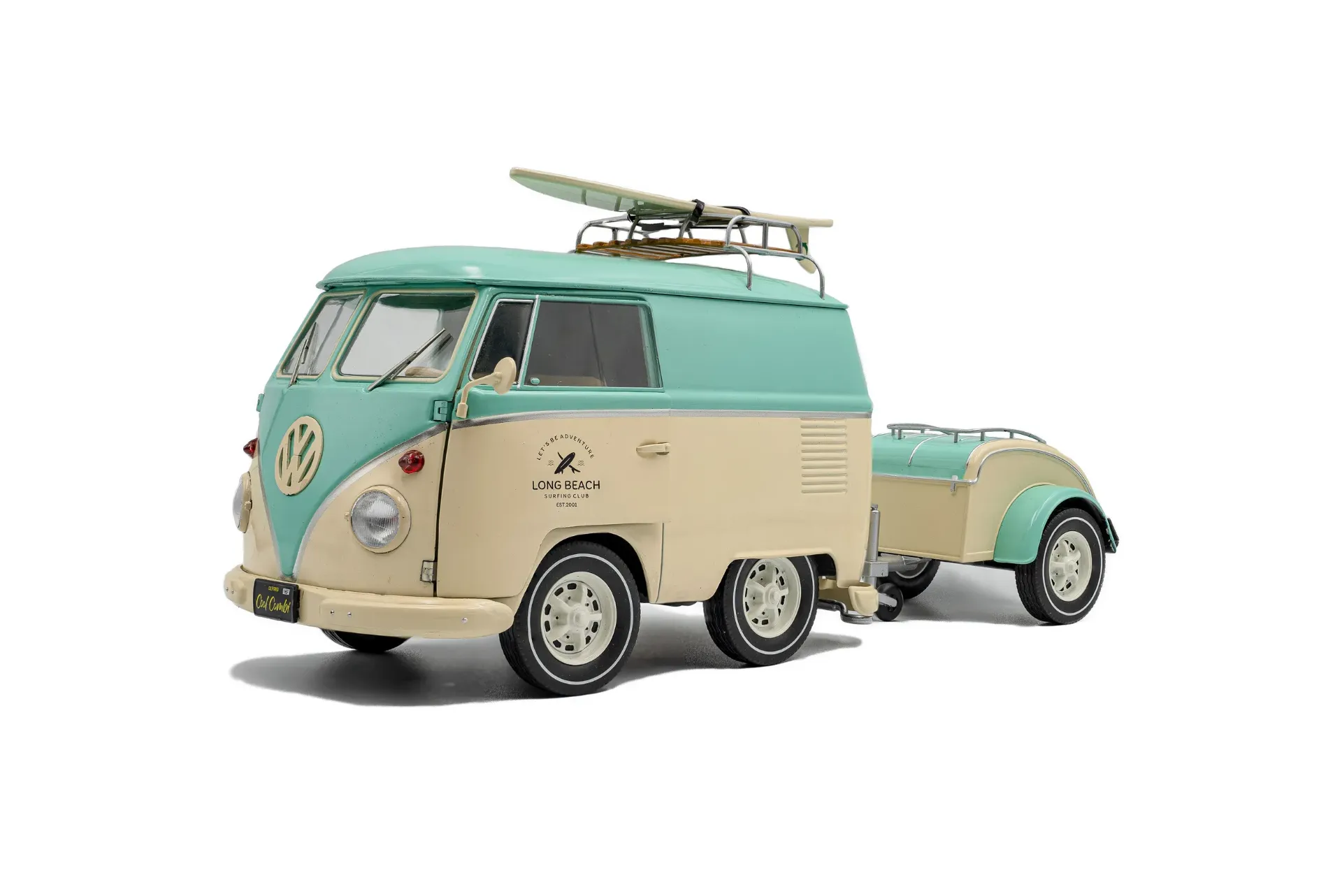 Solido : Volkswagen COOL COMBI │ MINT GREEN & WHITE - 2024 [1/18]