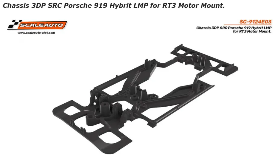 [SCT SC-9124E03] Scaleauto : Chassis 3DP RT3 Porsche 919 Hybrid LMP