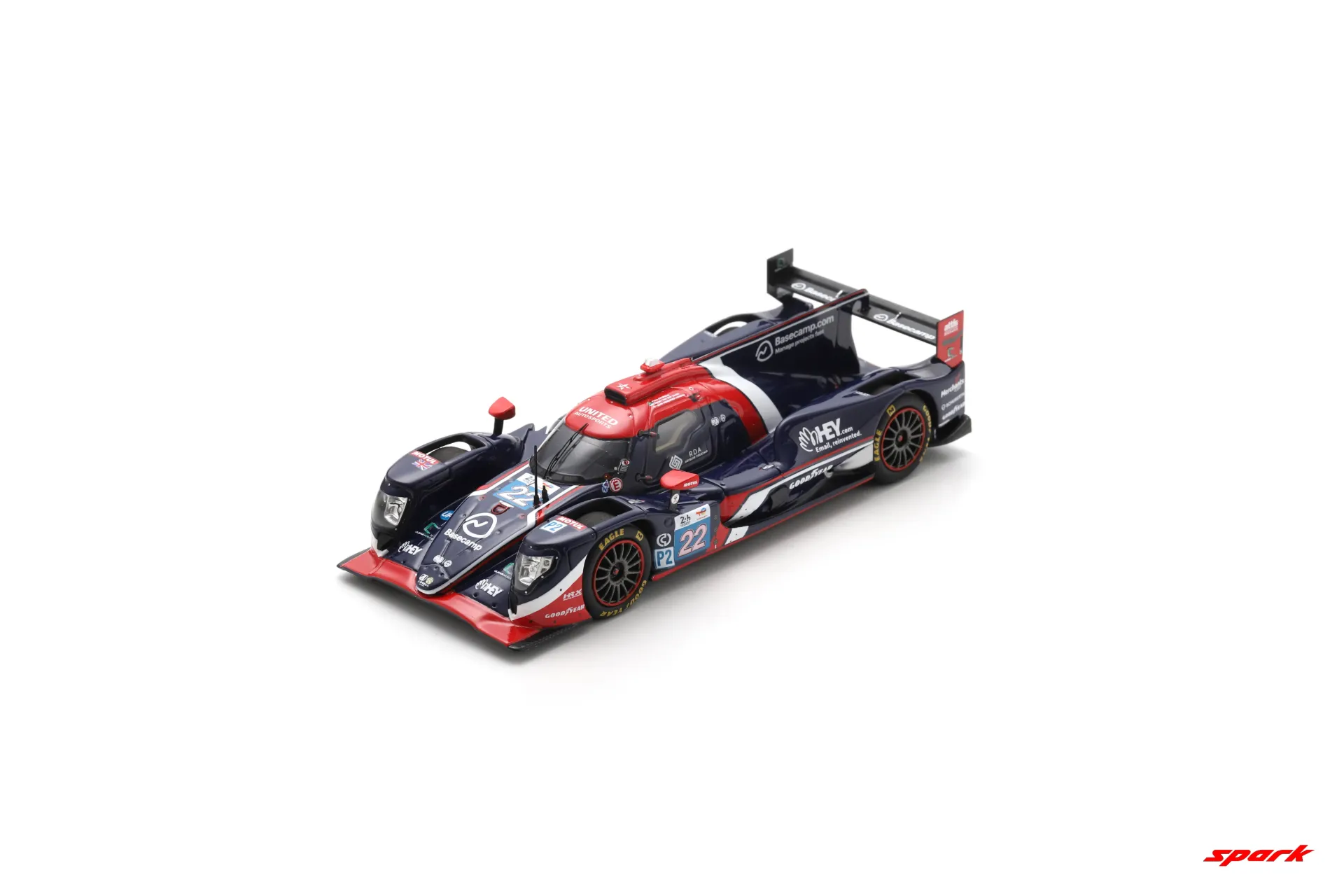 [SPK S9276] Spark : Oreca 07 - Gibson │ No.22 UNITED AUTOSPORTS Le Mans 24H 2025 R. Van Der Zande - P. Fittipaldi - D. Heinemeier Hansson [1/43]