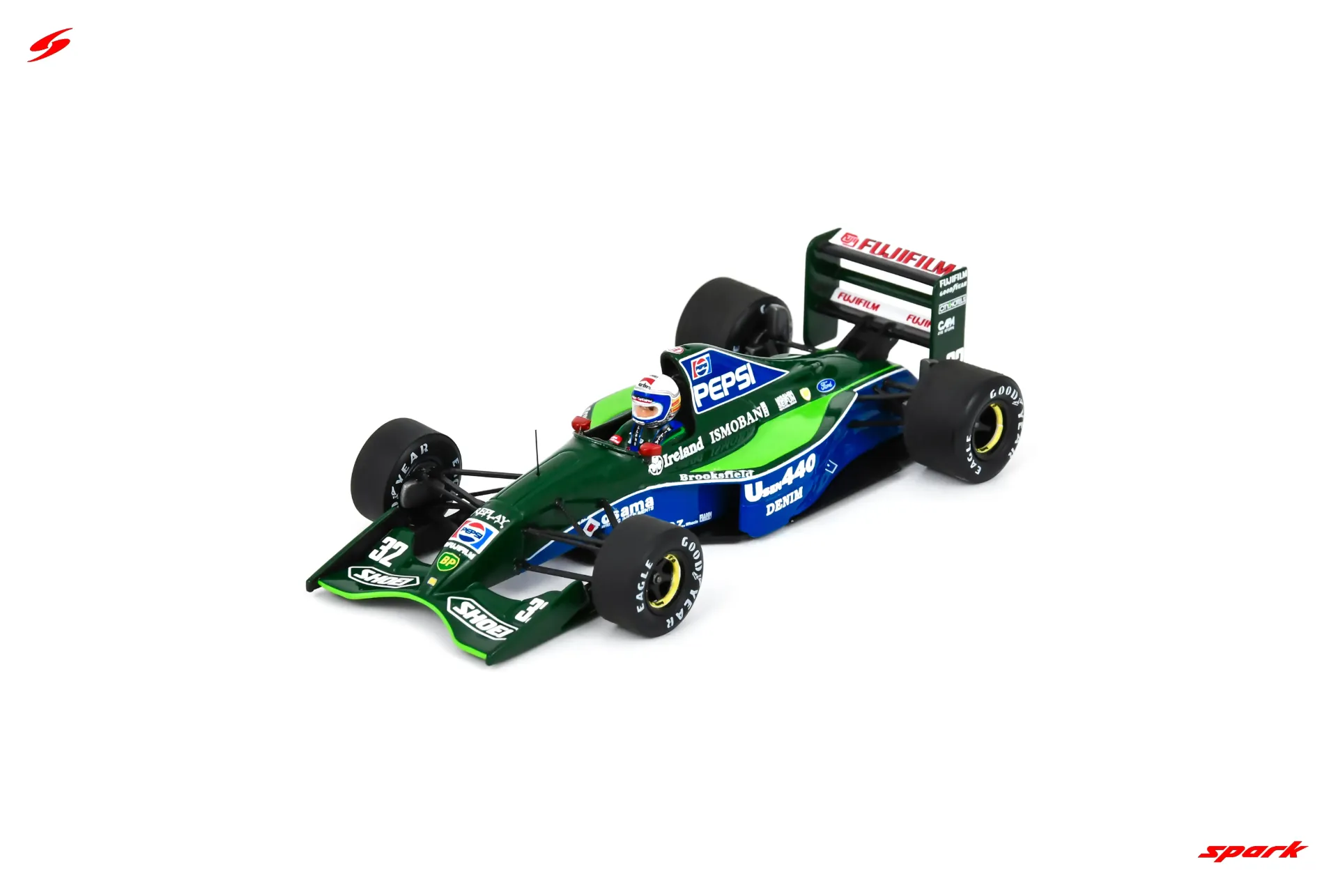 [SPK S8081] Spark : Jordan 191 │ No.32 Japanese GP 1991 Alessandro Zanardi [1/43]