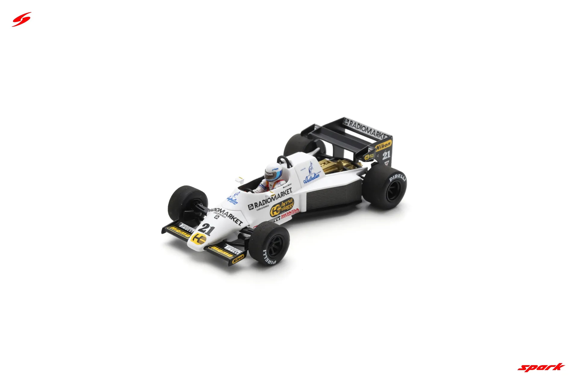Spark : Spirit 101 │ No.21 San Marino GP 1984 Mauro Baldi [1/43]