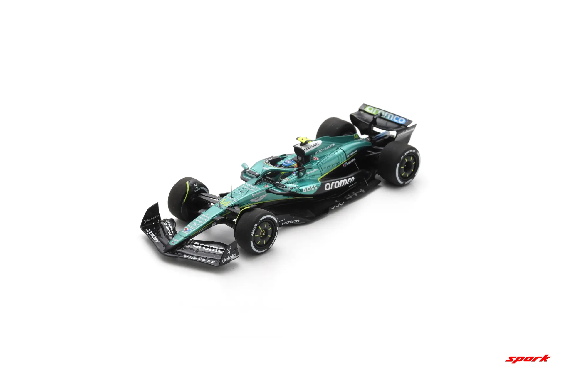 Spark : Aston Martin AMR25 No.14 Aston Martin Aramco Formula One Team Japanese GP 2025 Fernando Alonso