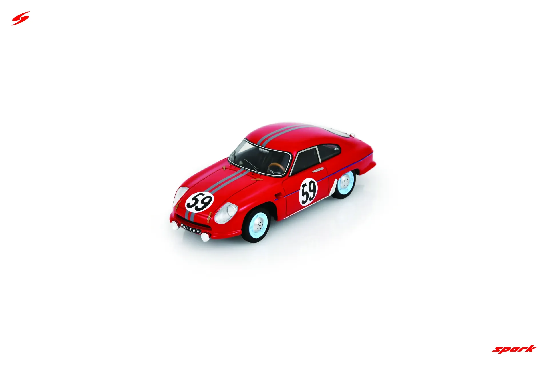 [SPK S8346] Spark : DB HBR 4 │ No.59 24H Le Mans 1959 C. Faucher - G. Laffargue [1/43]