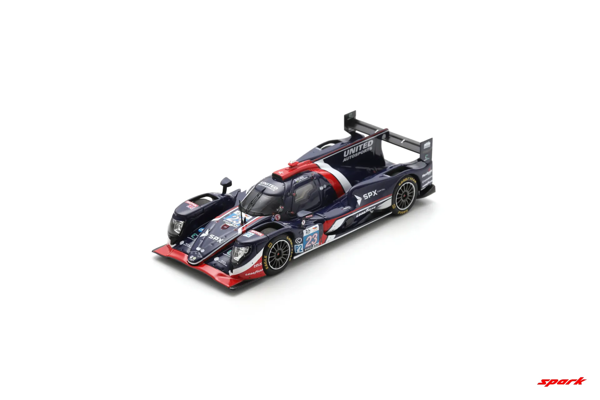 Spark : Oreca 07 - Gibson │ No.23 UNITED AUTOSPORTS Le Mans 24H 2025 D. Schneider - O. Jarvis - B. Hanley [1/43]