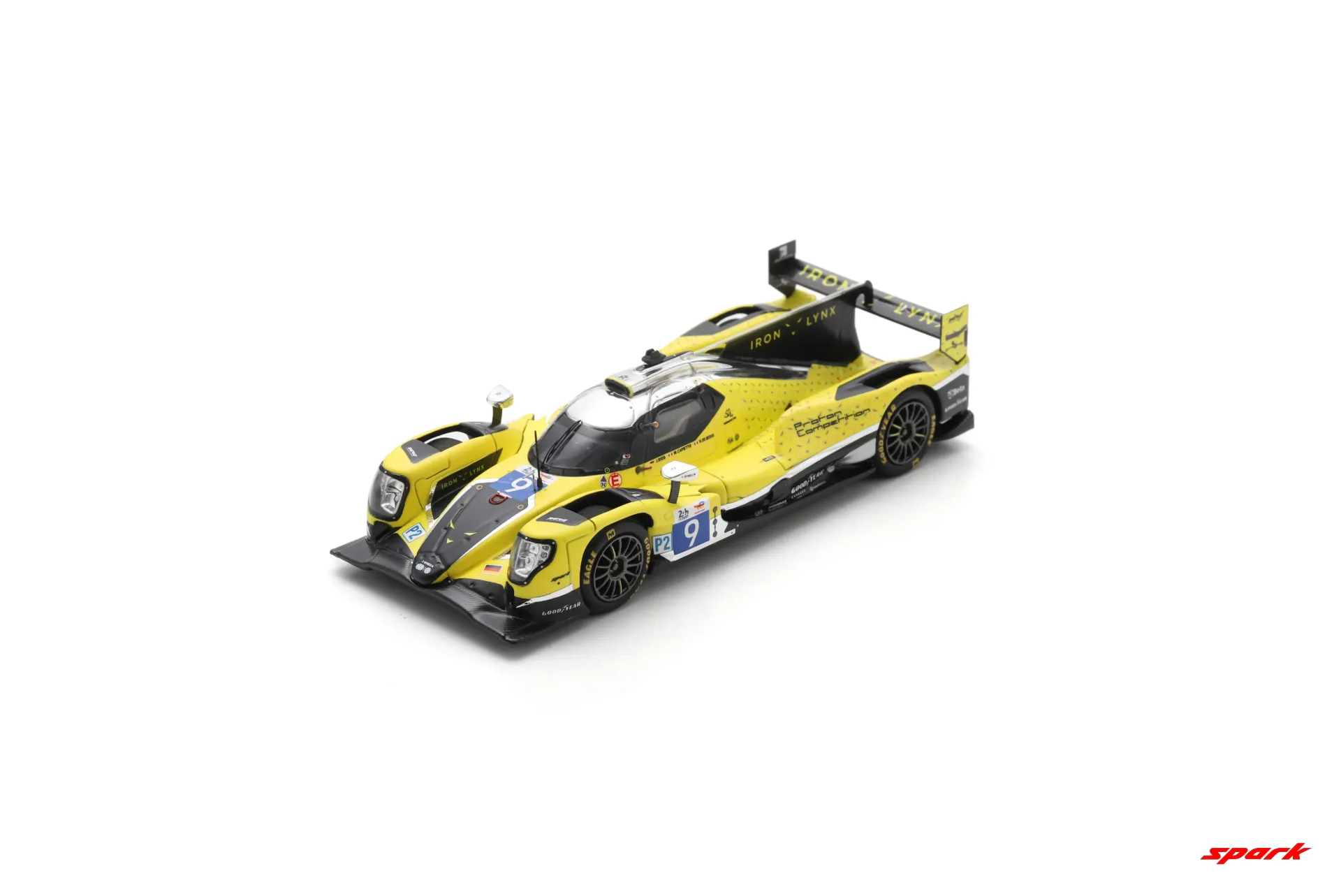 Spark : Oreca 07 - Gibson │ No.9 IRON LYNX-PROTON Le Mans 24H 2025 J. Ried - M. Capietto - R. De Gérus [1/43]