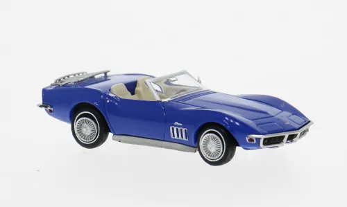 [BRE 19992] Brekina : Chevrolet Corvette C3 Cabriolet Bleu