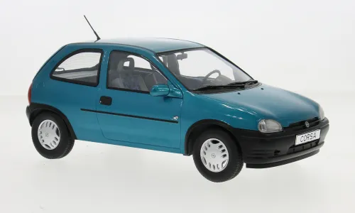 Modelcar : Opel Corsa B Bleu Métal 1993 [1/18]