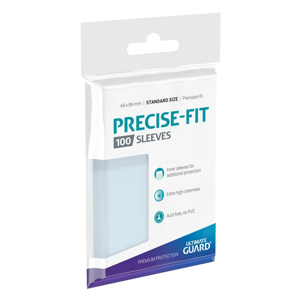 [UGD 010050] Ultimate Guard : Sleeves Taille Standard (64x89mm) "Precist-Fit" (100pcs)