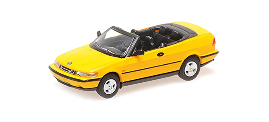 Minichamps : SAAB 900 Cabriolet │ 1995 - Yellow