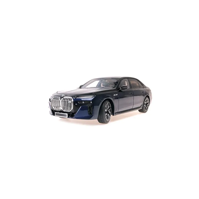 Minichamps : BMW I7 M70 G70 │ 2024 - Blue Black Metallic [1/18]