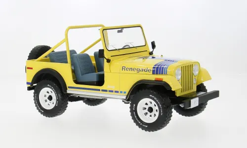 Modelcar : Jeep CJ-7 Renegade │ Jaune [1/18]