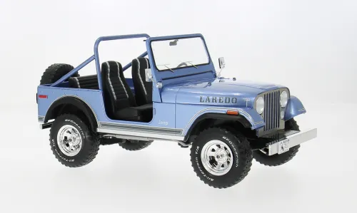 Modelcar : Jeep CJ-7 Renegade │ Bleu [1/18]