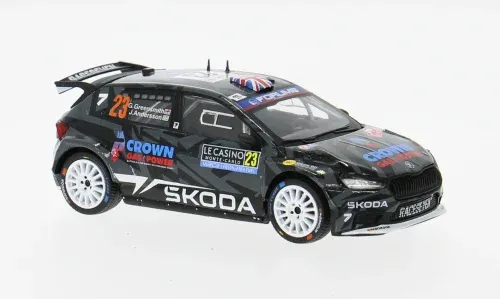 [IXM RAM979] Ixo Models : Skoda Fabia RS Rally2 WRC Rally Monte Carlo 2025 │ No.23 - G.Greensmith/J.Andersson [1/43]